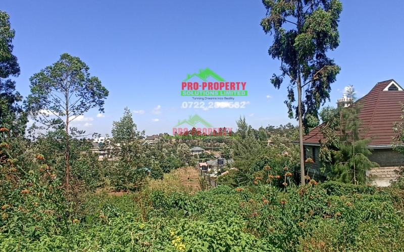 Scenic Residential Plots For Sale In Gikambura, Along Jambu Tv Road