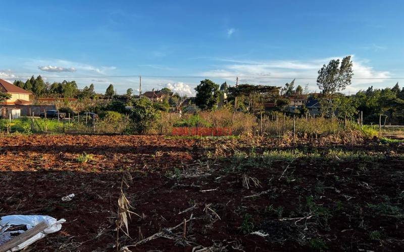 Prime Residential Plot For Sale In Kikuyu ,gikambura.