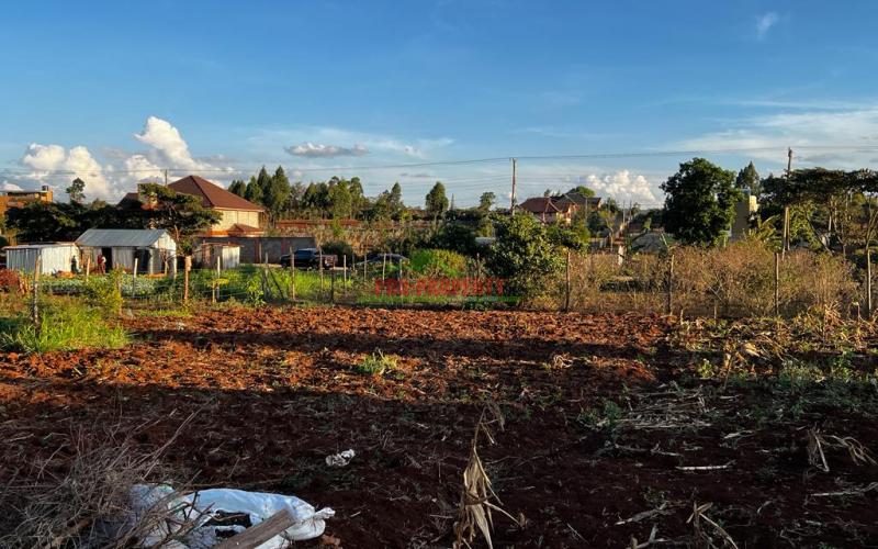 Prime Residential Plot For Sale In Kikuyu ,gikambura.