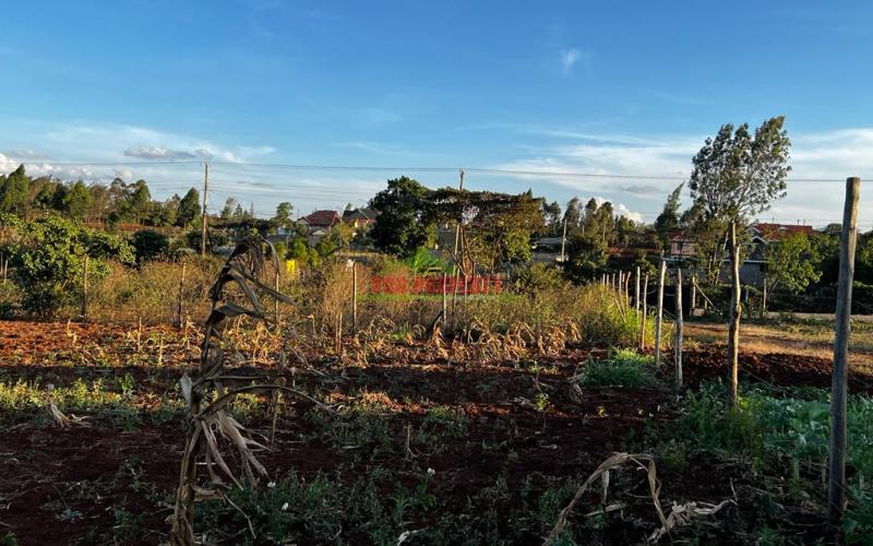 Prime Residential Plot For Sale In Kikuyu ,gikambura.