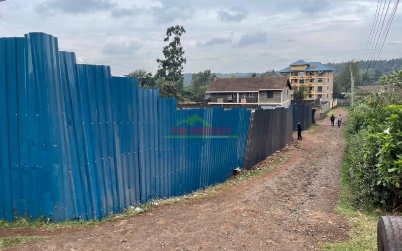 Prime Plot For Lease Fronting The Tarmac In Kikuyu, Thogoto Near The Southern Bypass.