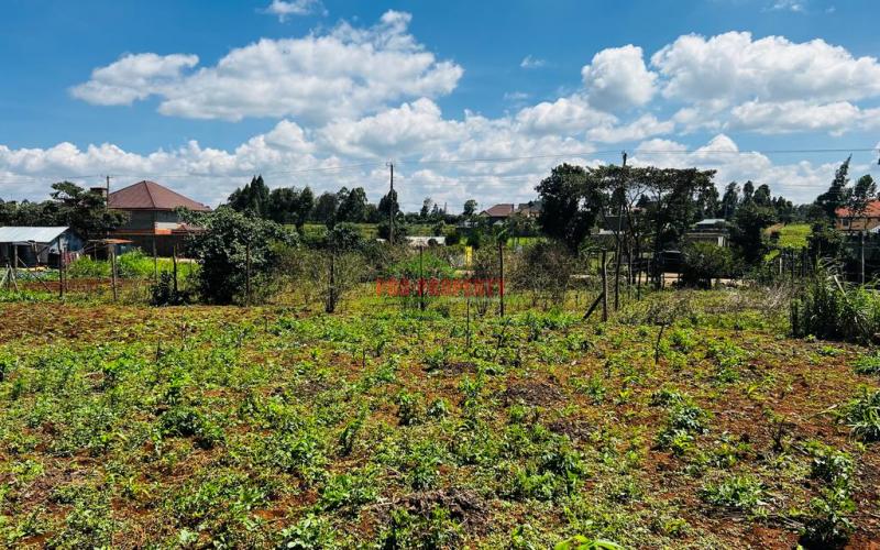 Prime Residential Plot For Sale In Kikuyu, Gikambura.