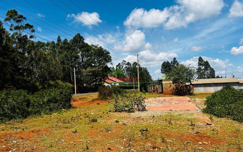 Commercial 100 By 100 Fts Plot For Sale Fronting The Tarmac (thogoto-mutarakwa Road) In Gikambura.