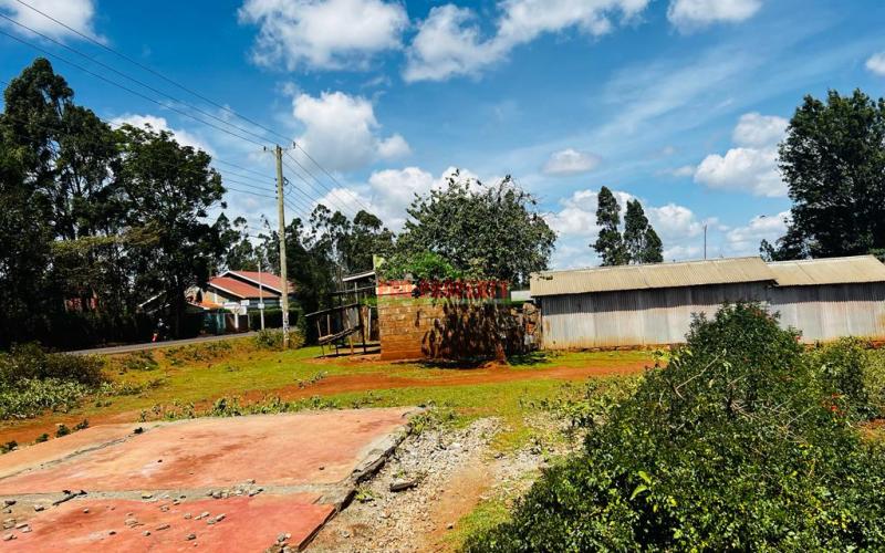 Commercial 100 By 100 Fts Plot For Sale Fronting The Tarmac (thogoto-mutarakwa Road) In Gikambura.