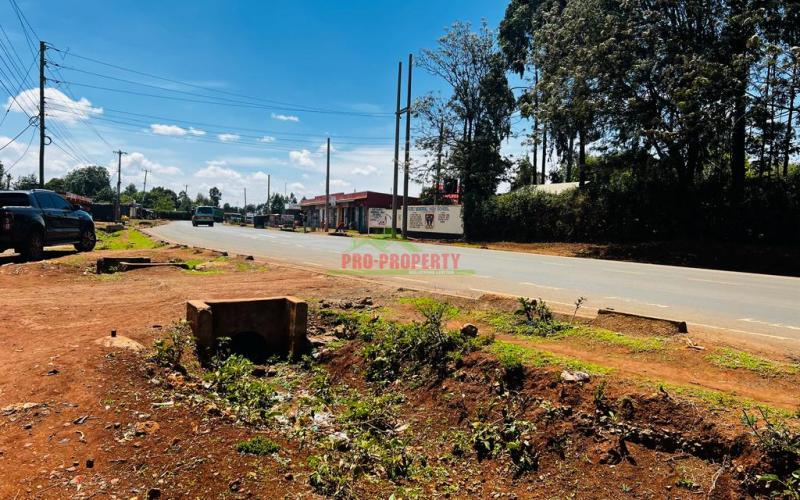 Commercial 100 By 100 Fts Plot For Sale Fronting The Tarmac (thogoto-mutarakwa Road) In Gikambura.