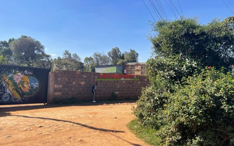 Prime Commercial Corner Plot For Sale In Kikuyu, Thogoto Kiambu County.