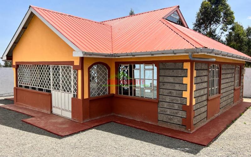 Incomplete 3 Bedroom Bungalow For Sale In Kikuyu, Kamangu.