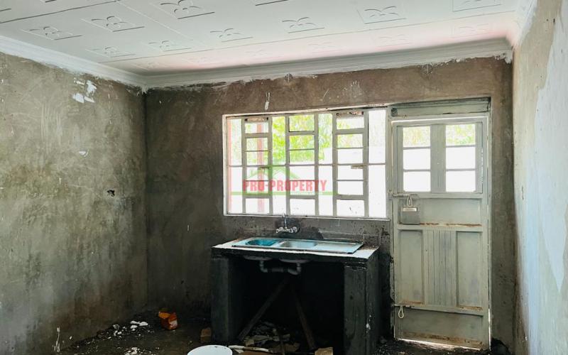 Incomplete 3 Bedroom Bungalow For Sale In Kikuyu, Kamangu.