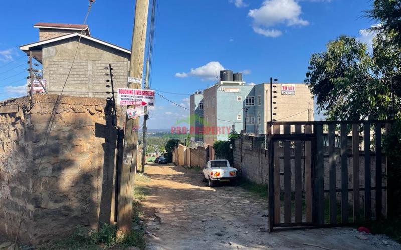 Prime Commercial Plot For Sale in Kikuyu, Sigona along Waiyaki Way.