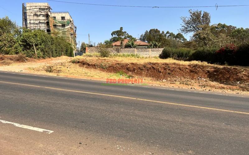 Commercial 50 By 100fts Plot For Sale In Kikuyu, Gikambura (touching Tarmac).
