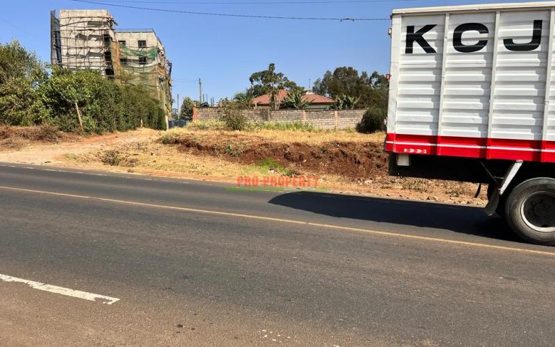 Commercial 50 By 100fts Plot For Sale In Kikuyu, Gikambura (touching Tarmac).
