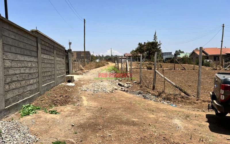 100 X 100ft Fenced  Plot For Sale In Kikuyu, Kamangu.