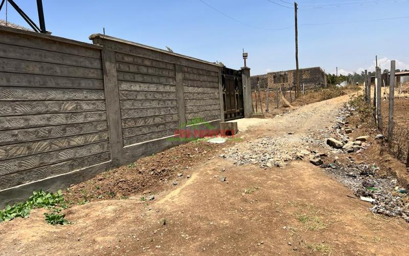 100 X 100ft Fenced  Plot For Sale In Kikuyu, Kamangu.