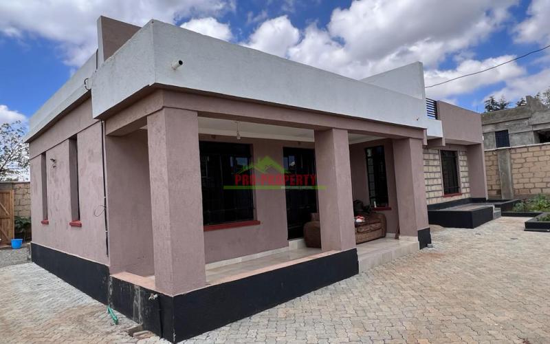 3 Bedroom Flat Roofed Bungalow For Sale In Kikuyu, Lusingetti.