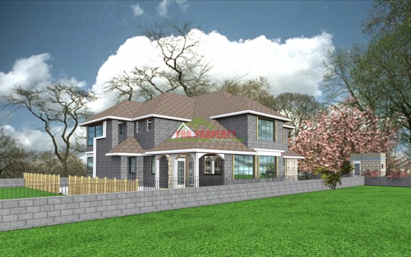 60% Incomplete 5 Bedroom Mansionette For Sale In Kikuyu Gikambura