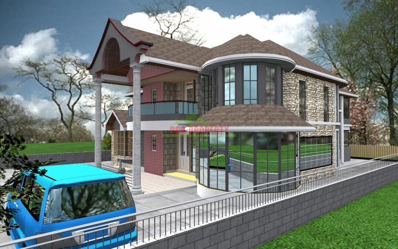60% Incomplete 5 Bedroom Mansionette For Sale In Kikuyu Gikambura