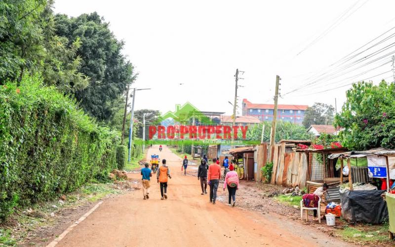 Prime Commercial Plot Touching The Tarmac For Sale In Kikuyu-thogoto.