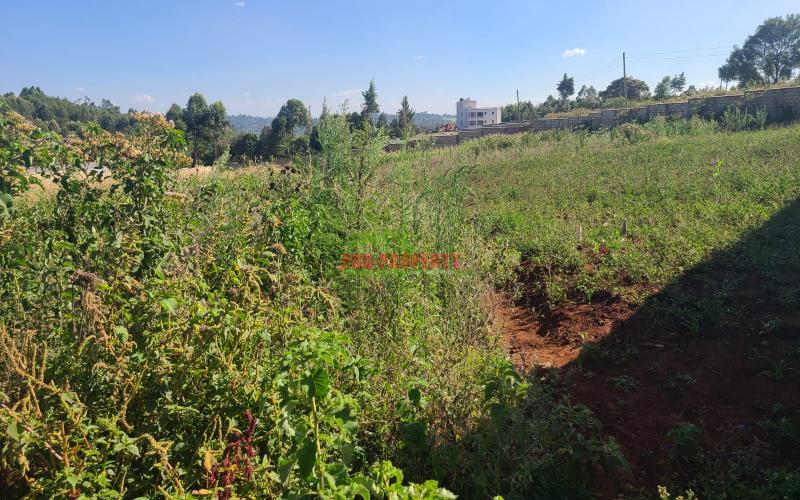 Prime Residential Plot For Sale In Kikuyu Opposite Rumwe Garden
