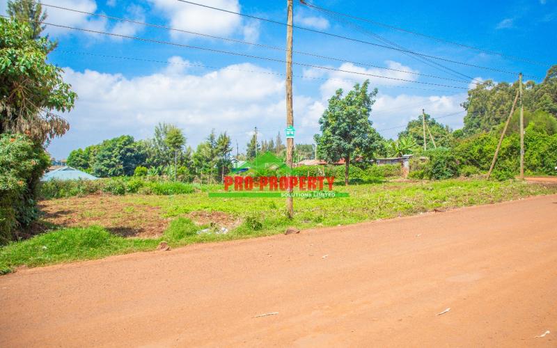 Ready To Develop Commercial Plot For Sale In Gikambura-  Torching Tarmac In Gikambura Shopping Center