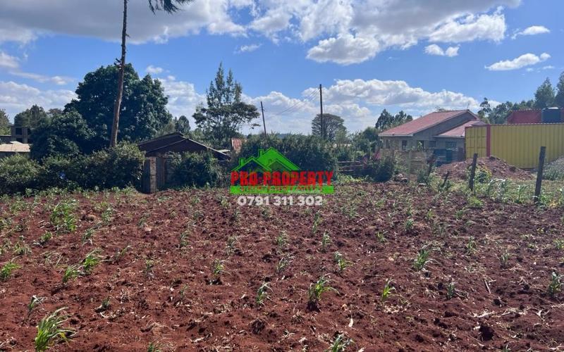 Prime Residential Plot For Sale In Kikuyu, Karai Touching Tarmac.