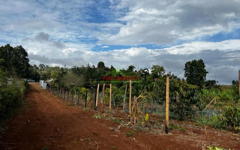 Prime Fenced Residential Plot For Sale In Kikuyu, Kamangu.