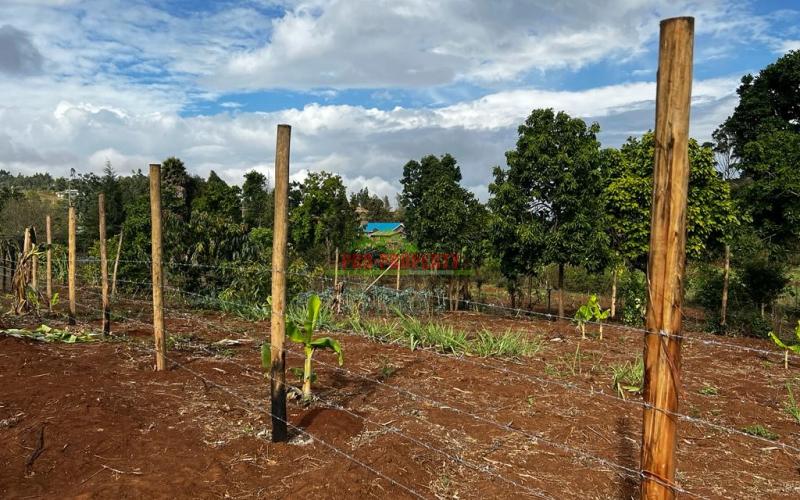 Prime Fenced Residential Plot For Sale In Kikuyu, Kamangu.