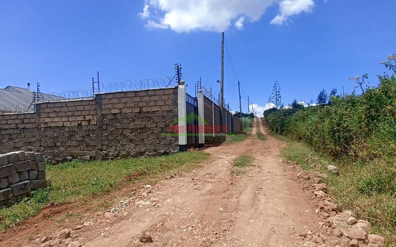 50 by 100 feet Plots for Sale in Kikuyu Near Rose Gate Phase One