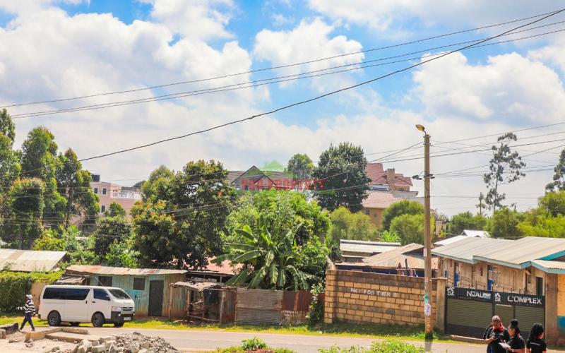 Prime Commercial Plot Touching Tarmac For Sale In Kikuyu, Mai-ii-hii