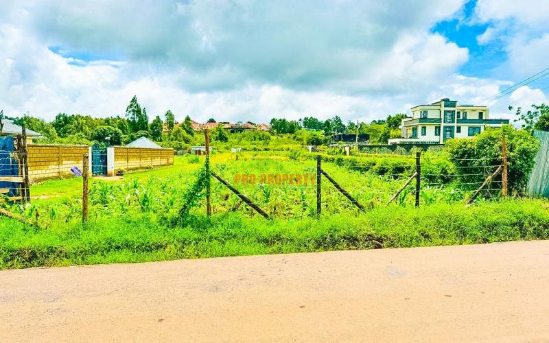 Prime Plot Touching Tarmac For Sale In Kikuyu, Gikambura (in A Gated Community)