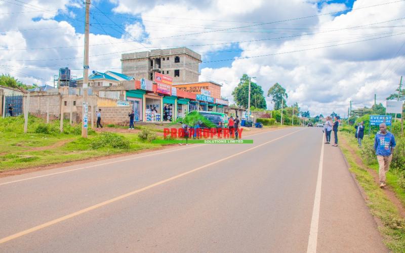 Prime Commercial Plot Fronting The Tarmac For Sale In Kikuyu, Gikambura