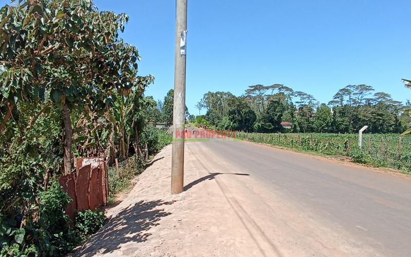 Touching Tarmac Plot For Sale In Kikuyu, Thogoto