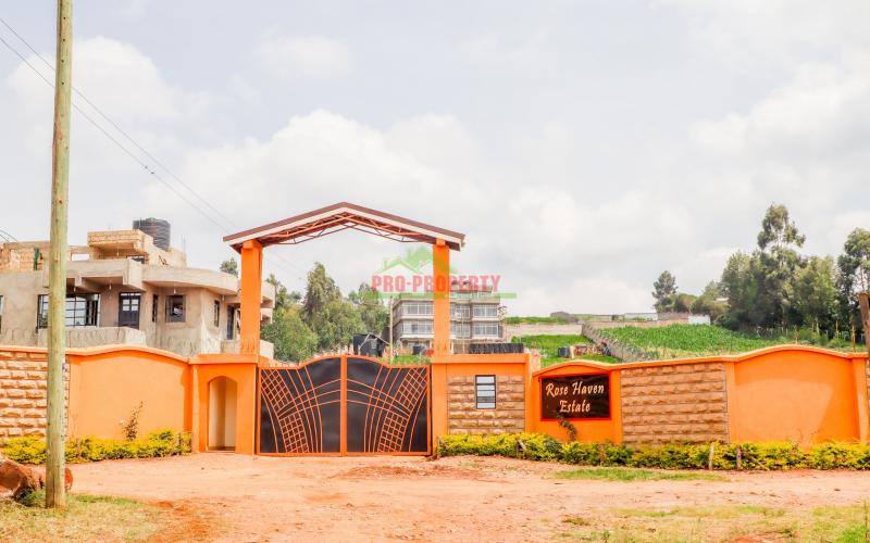 Serviced Plots for Sale in a Controlled Gated Estate in Kikuyu Ondiri -Kiambu county