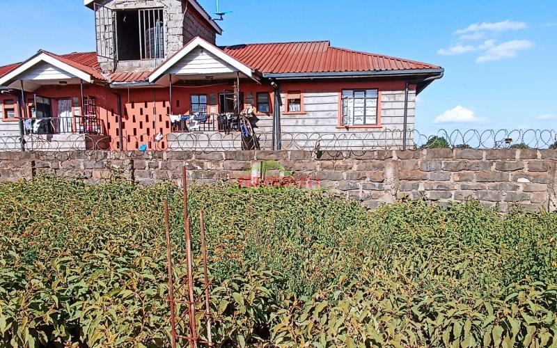 Commercial Plot For Sale Kikuyu (with 4 Floors Bedsitters Foundation)