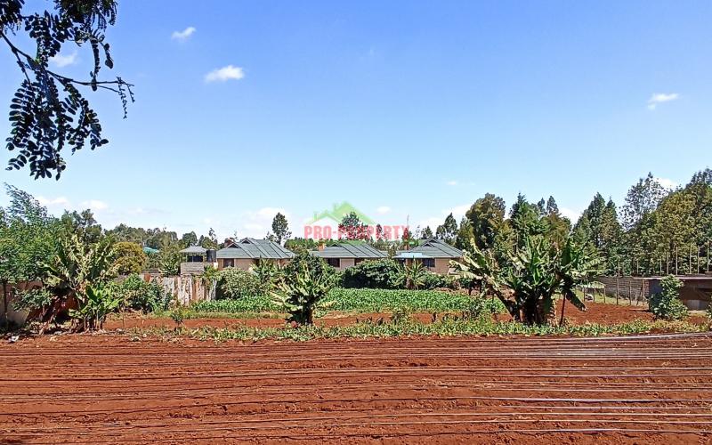 Half Acre Land For Sale In Thogoto, Kikuyu
