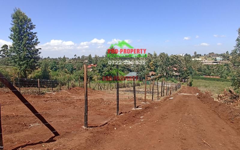 Scenic Residential Plots For Sale In Gikambura, Along Jambu Tv Road