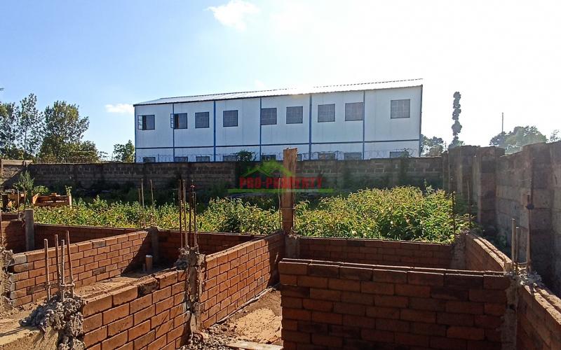 Commercial Plot For Sale Kikuyu (with 4 Floors Bedsitters Foundation)